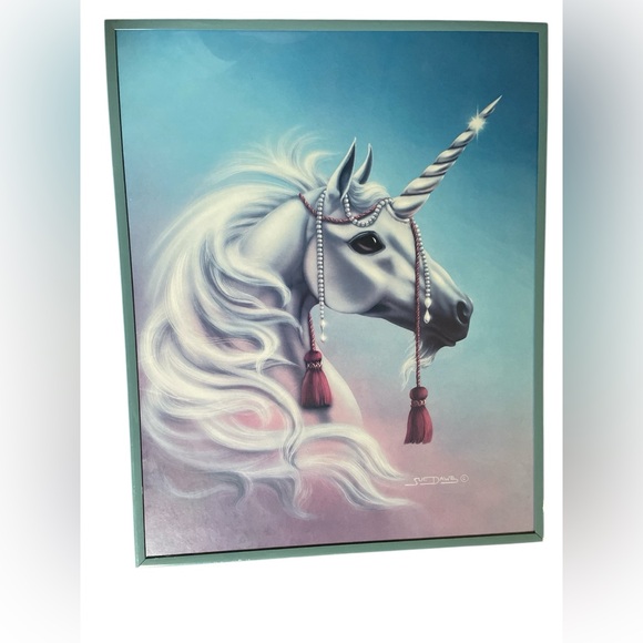 Unicorn Art Print with Frame - Picture 2 of 10